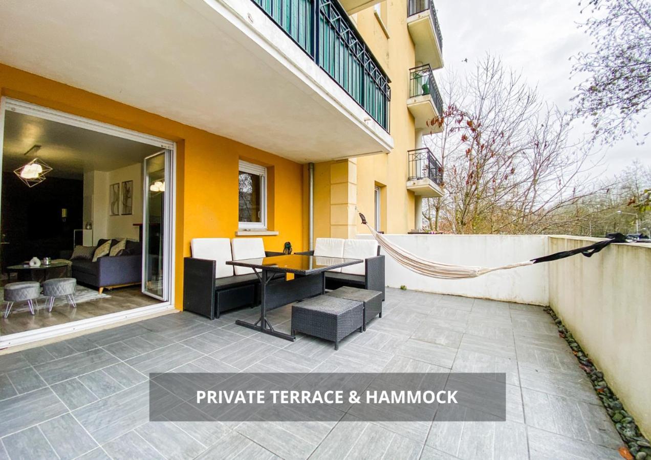 The Grey House - Parking - Piscine - Rer A 6 Min Apartment Bussy-Saint-Georges Bagian luar foto